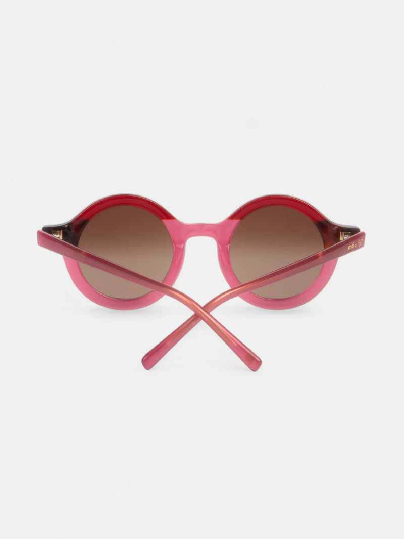 Gafa de sol MOXSILBON girl Ace rosa y granate