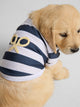 Camiseta mascotas nautica azul marino