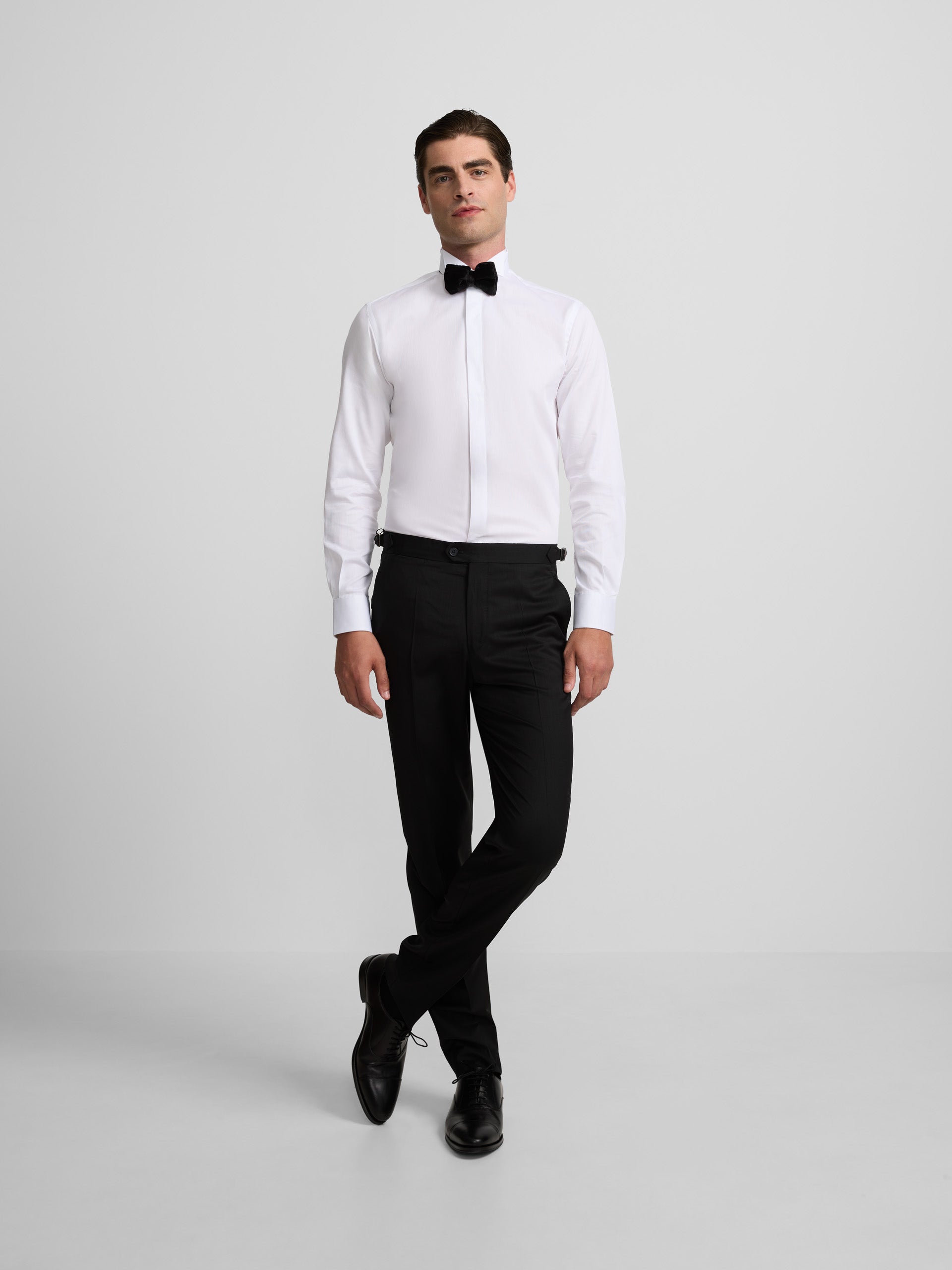 Pantalon esmoquin cruzado classic negro
