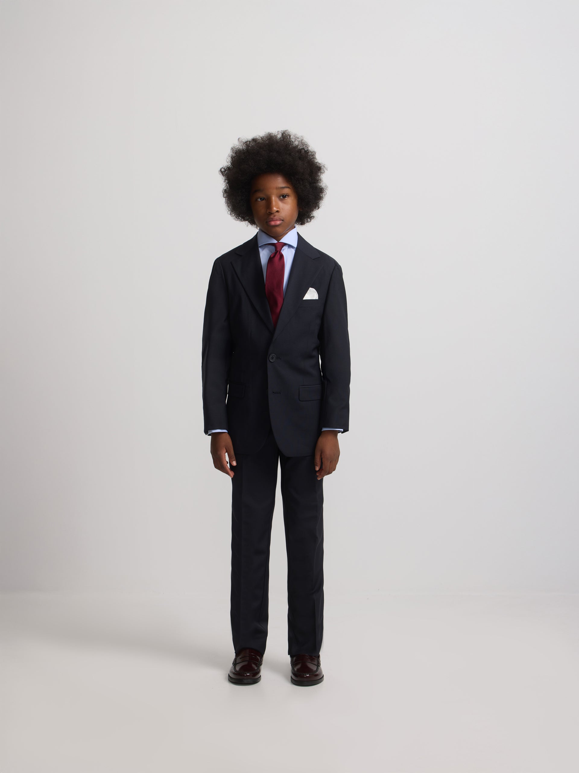 Pantalon de costume enfant bleu marine