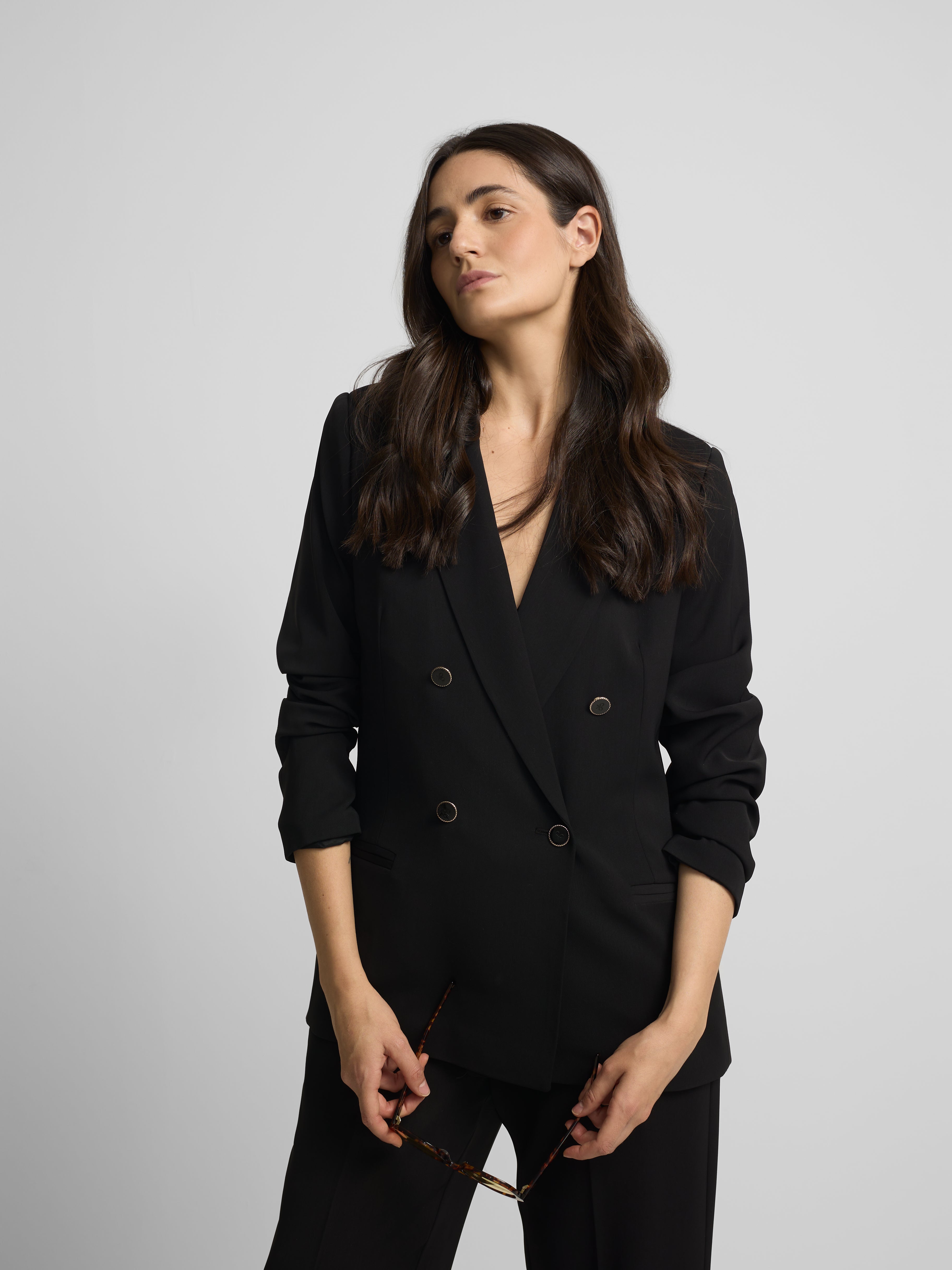 Classic black women's blazer