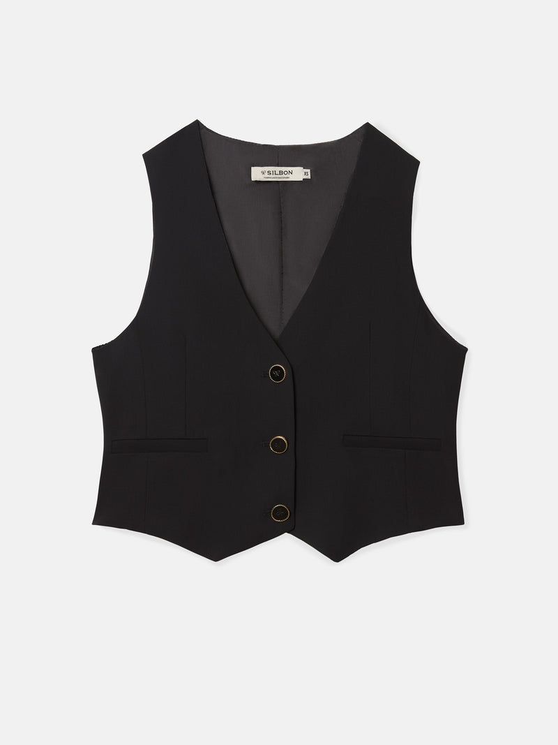 Chaleco woman clasico negro