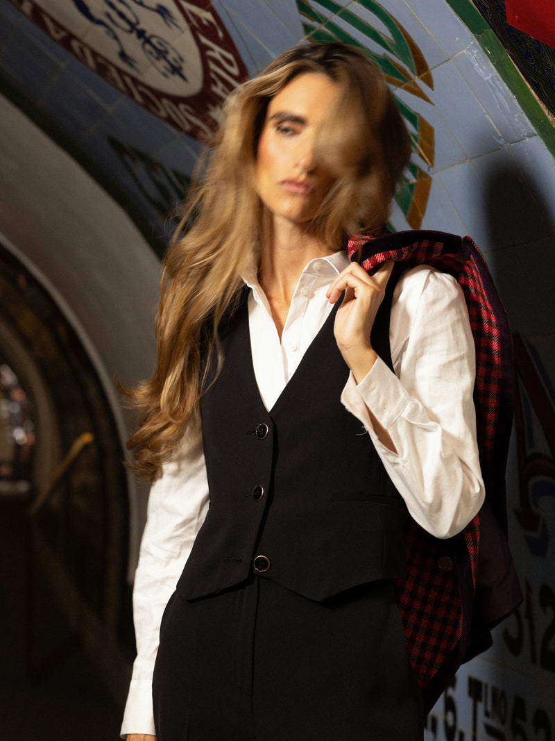 Chaleco woman clasico negro