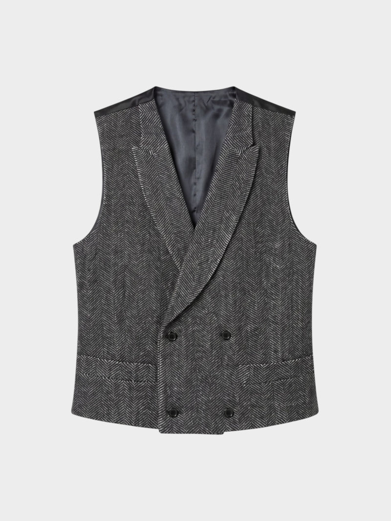 Grey Herringbone MTM Suit