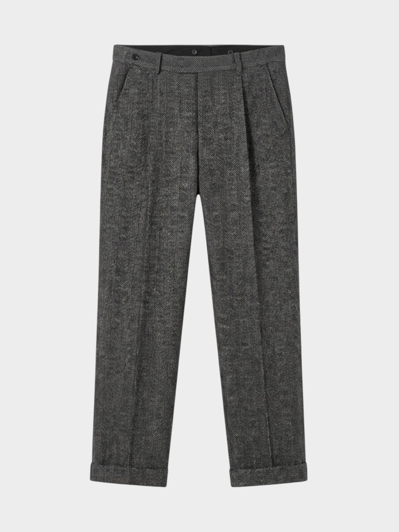 Grey Herringbone MTM Suit