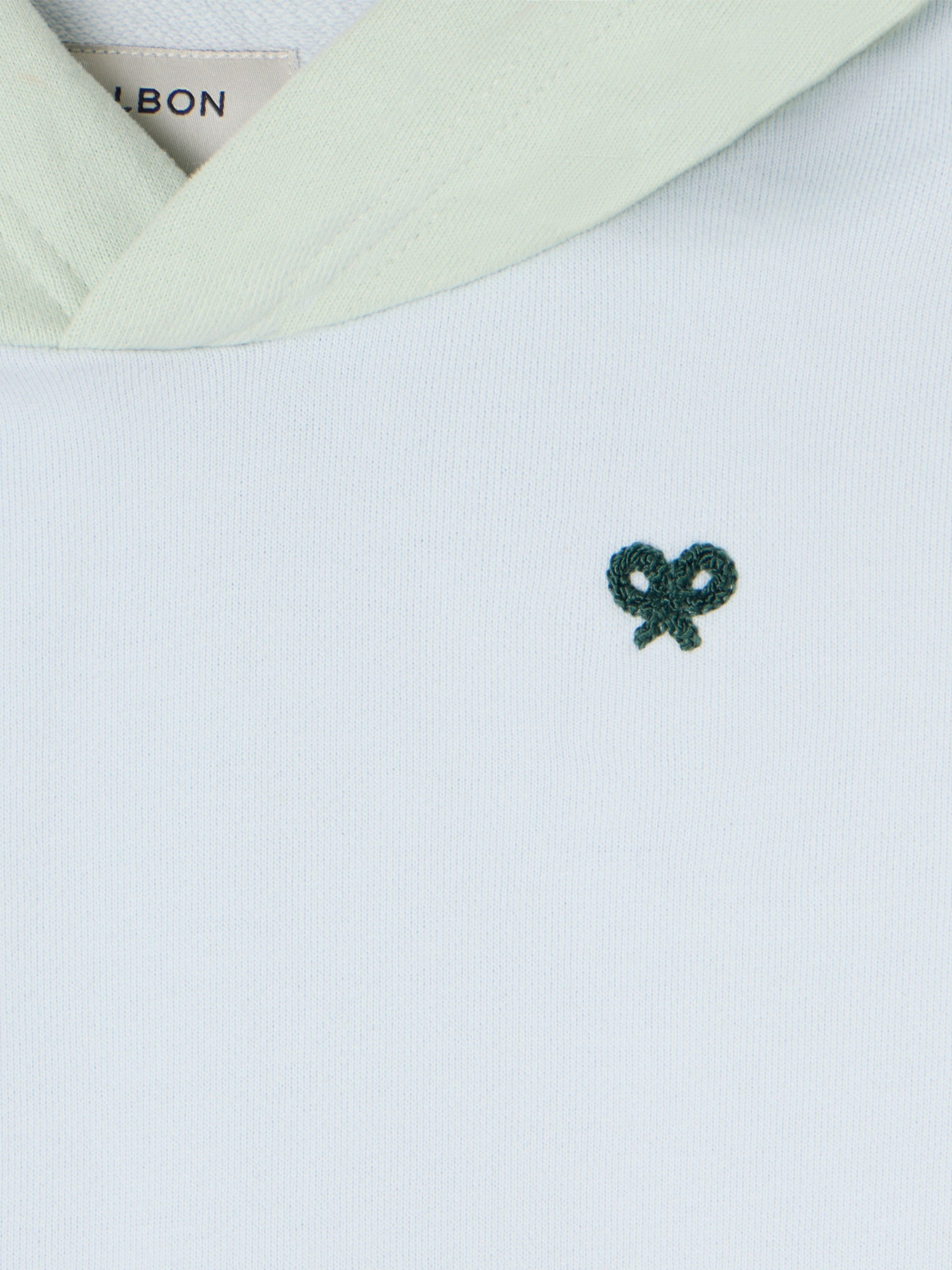Sweat à capuche multicolore bleu ciel pour enfants