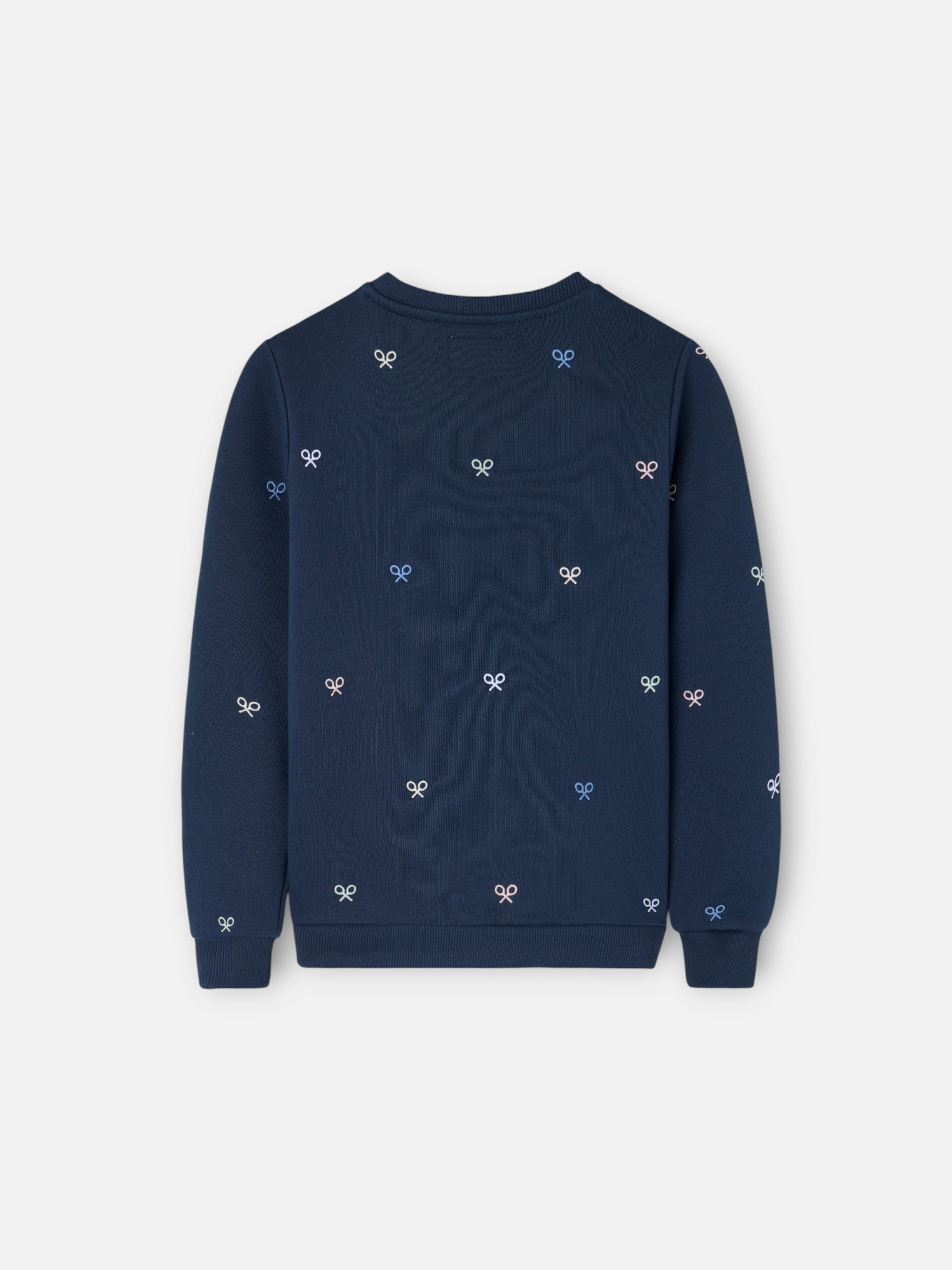 Kids multiracket sweatshirt in navy blue