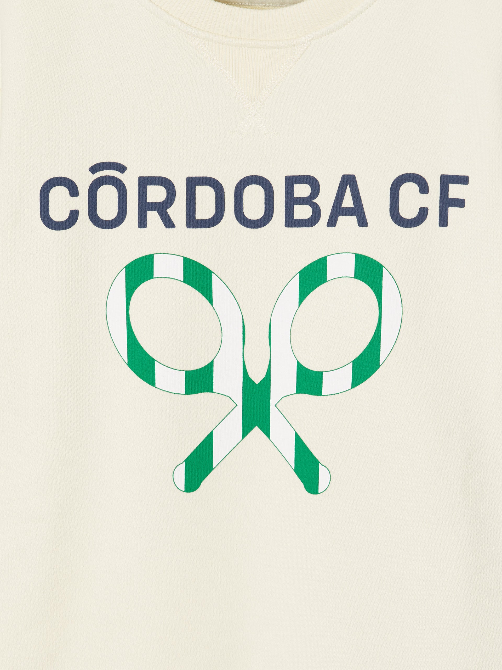 Sudadera cordoba cf crema