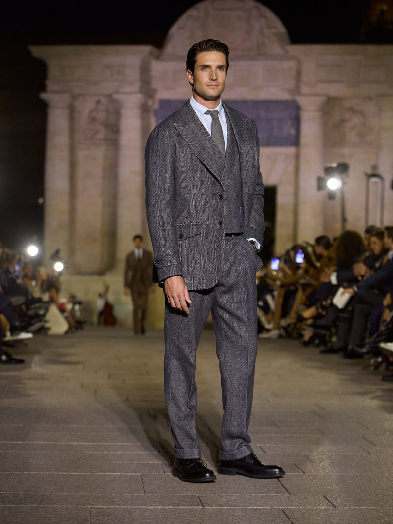 Grey Herringbone MTM Suit