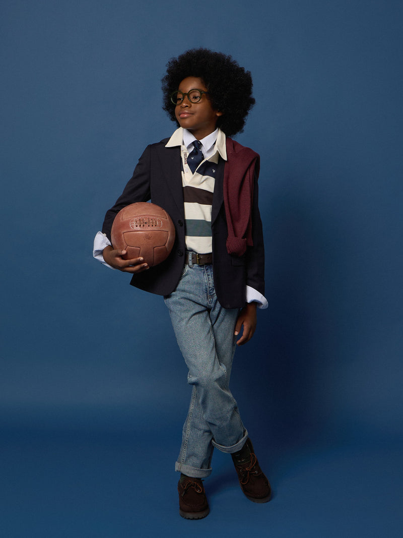 Jean de sport pour enfants bleu