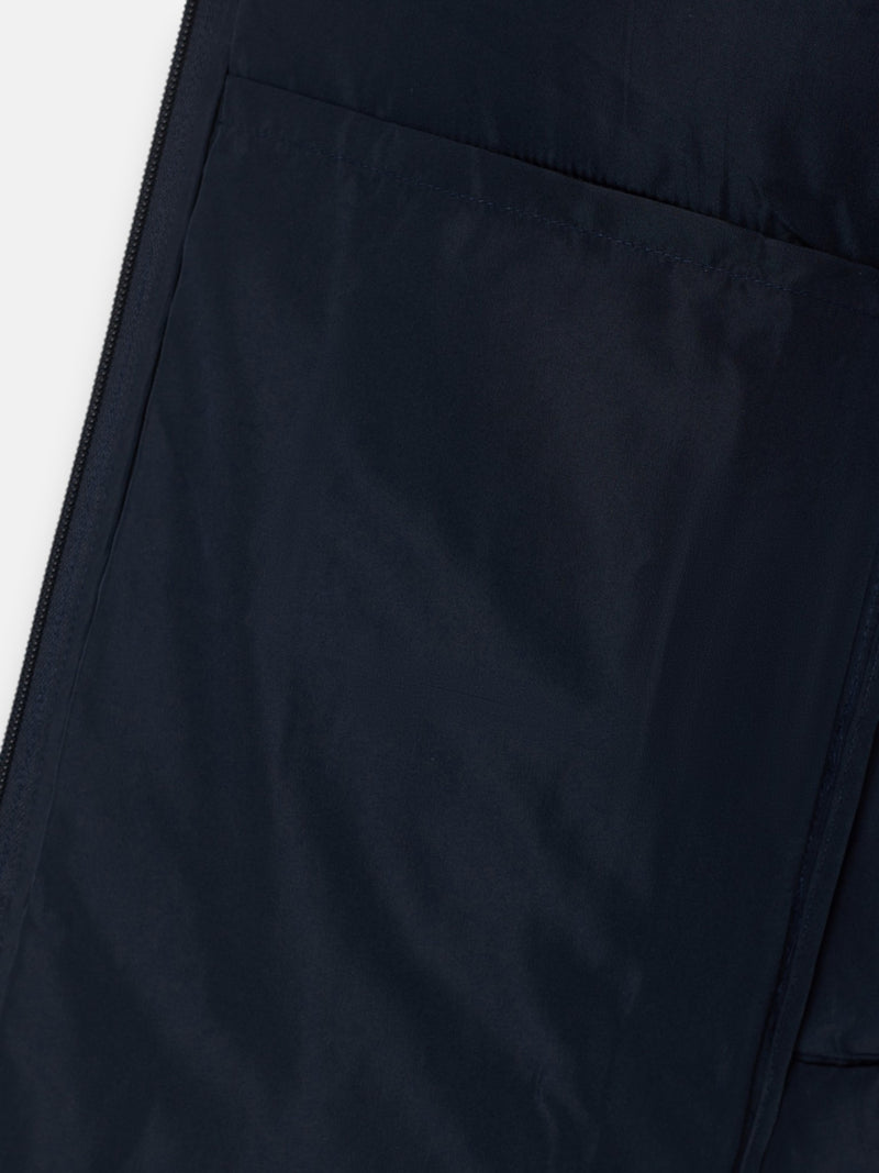Navy blue padded technical vest
