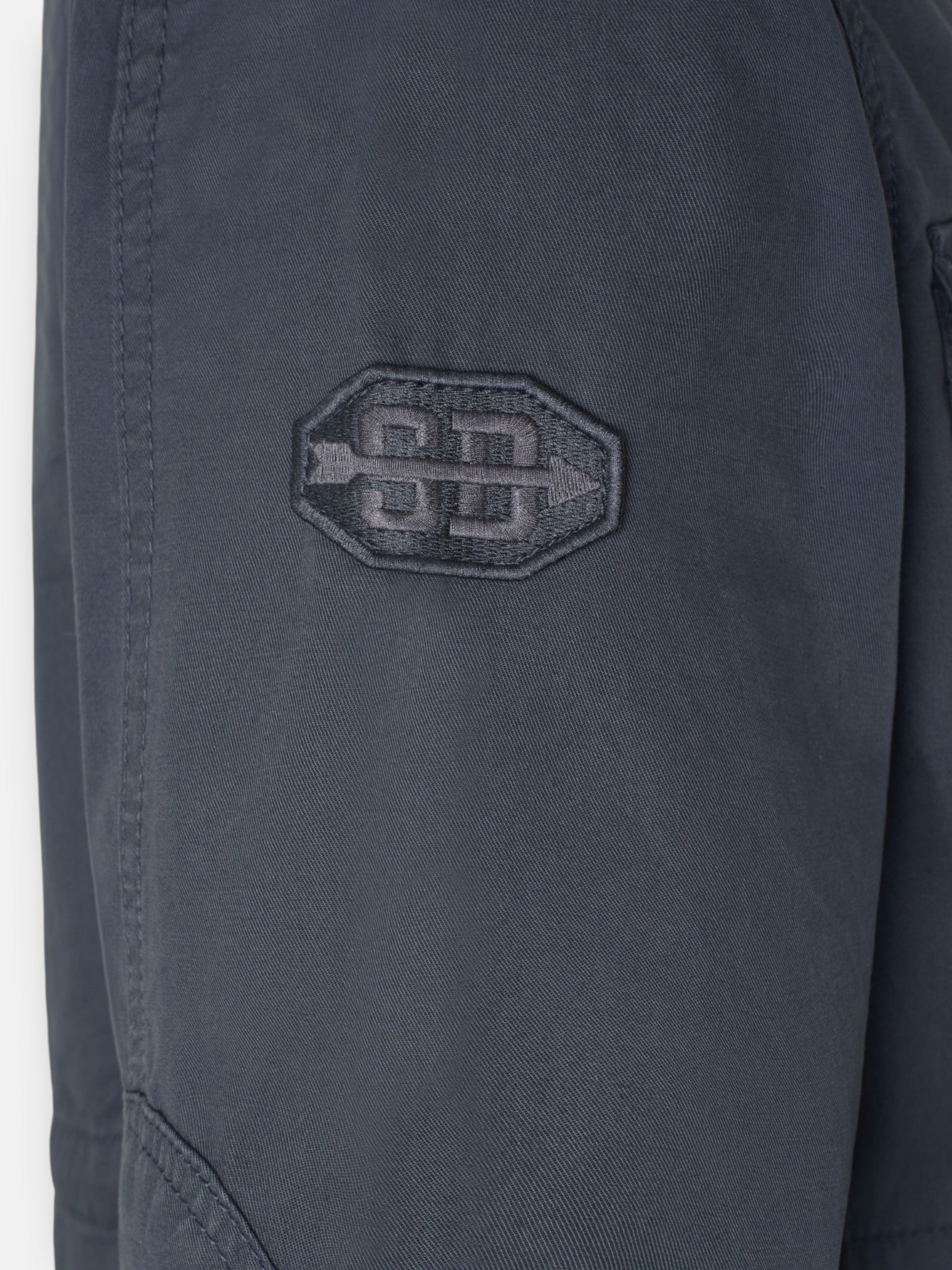 Chaqueta militar azul marino