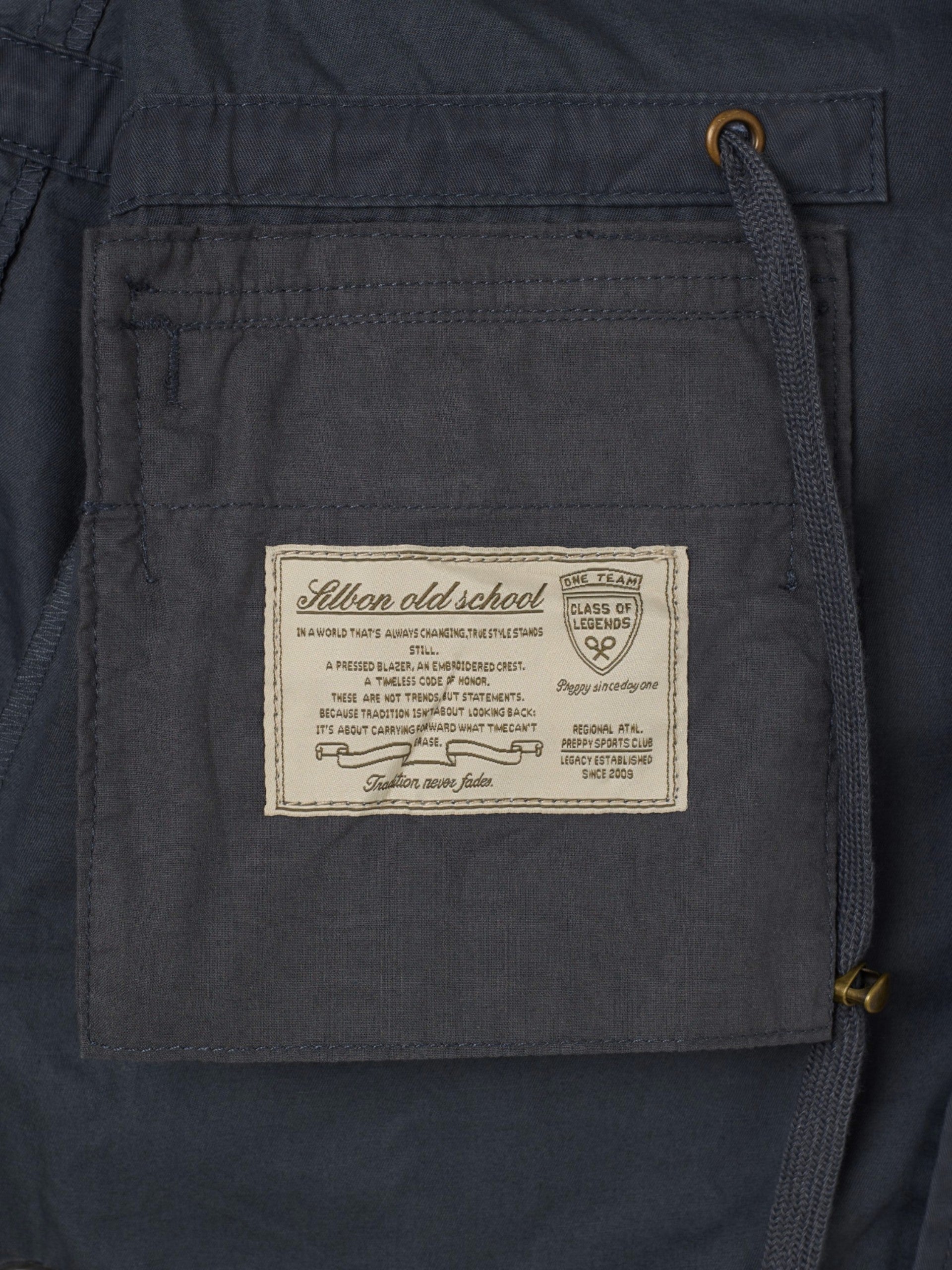 Chaqueta militar azul marino