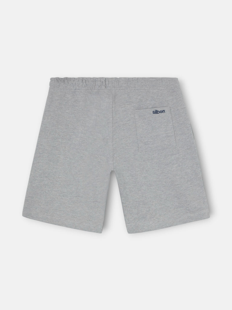 Gray sports Bermuda shorts