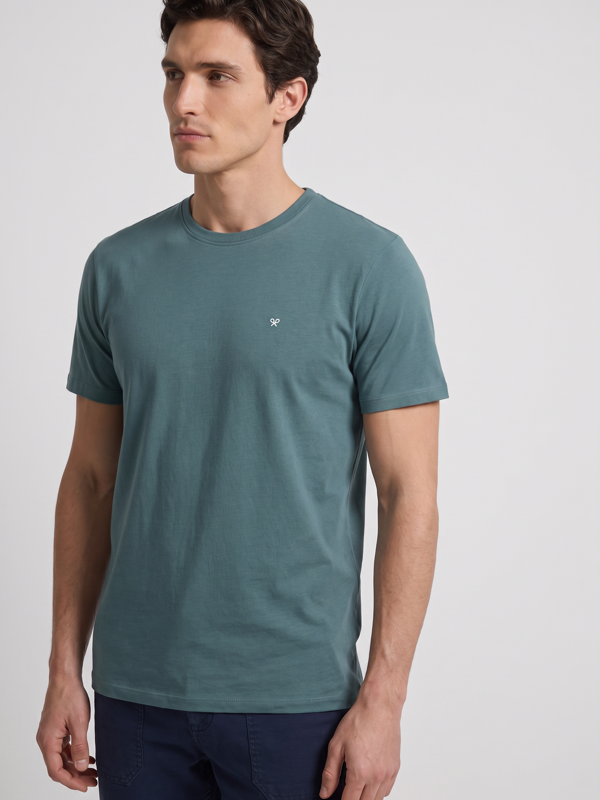 Classic dark green mini logo t-shirt