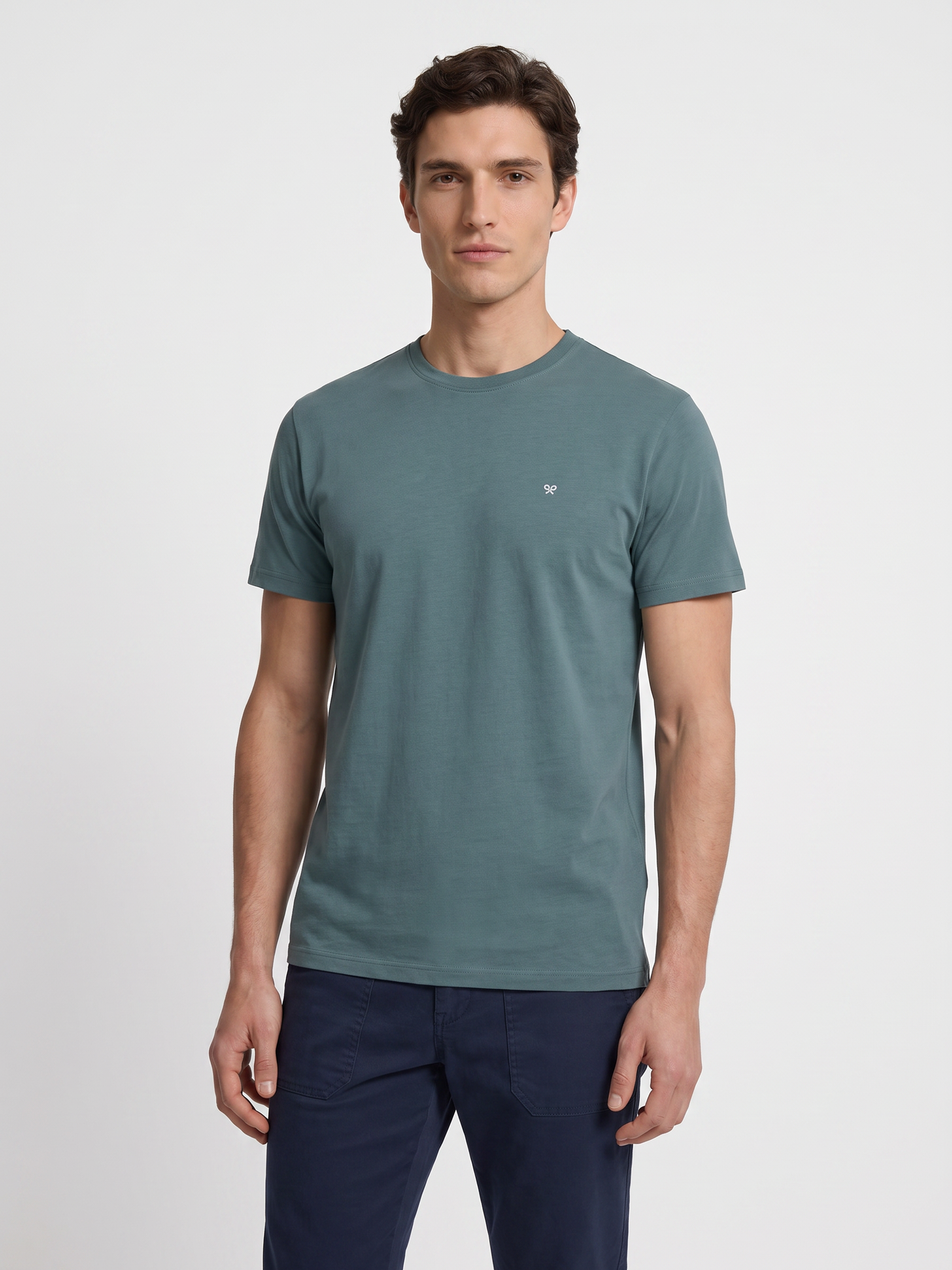 Classic dark green mini logo t-shirt
