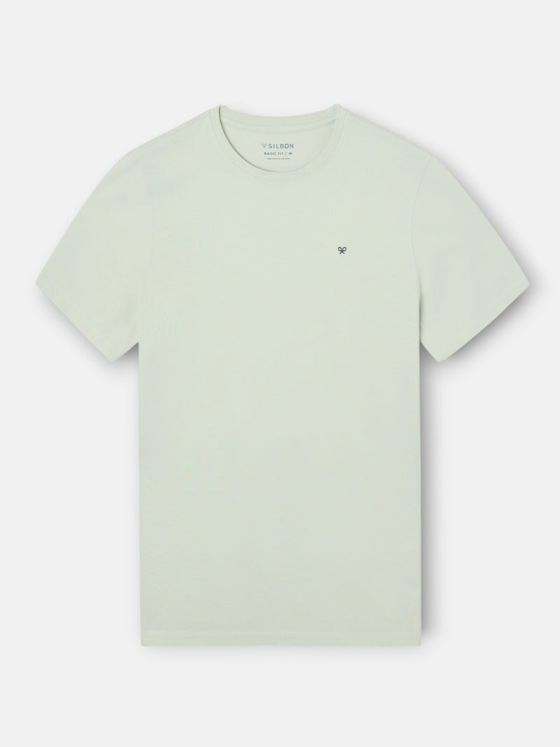 T-shirt classique minilogo vert clair