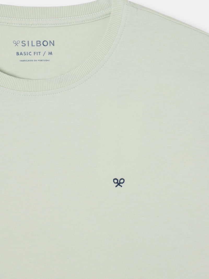 T-shirt classique minilogo vert clair