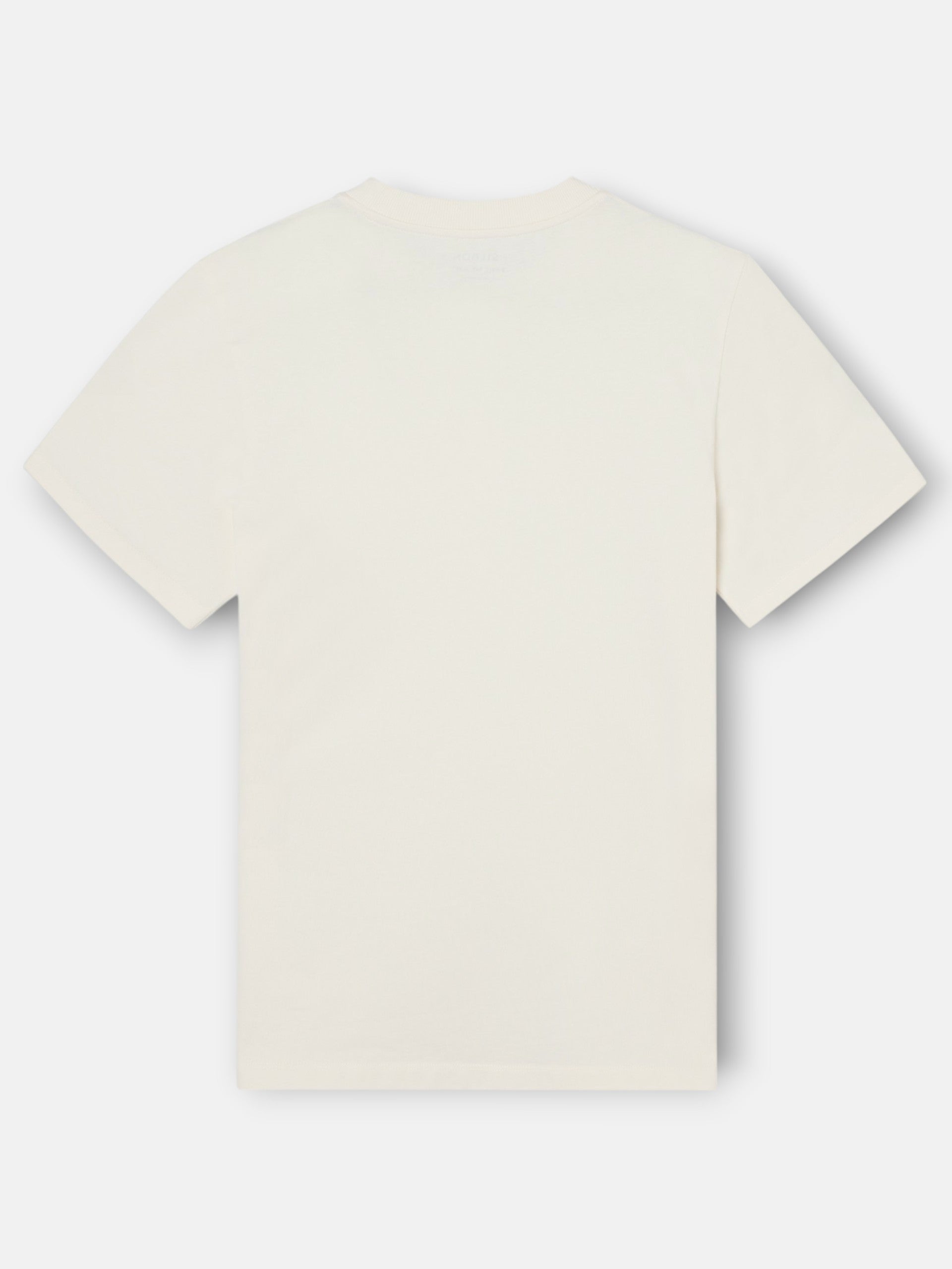 Camiseta silbon patch tono crema