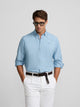 Light blue denim sport shirt