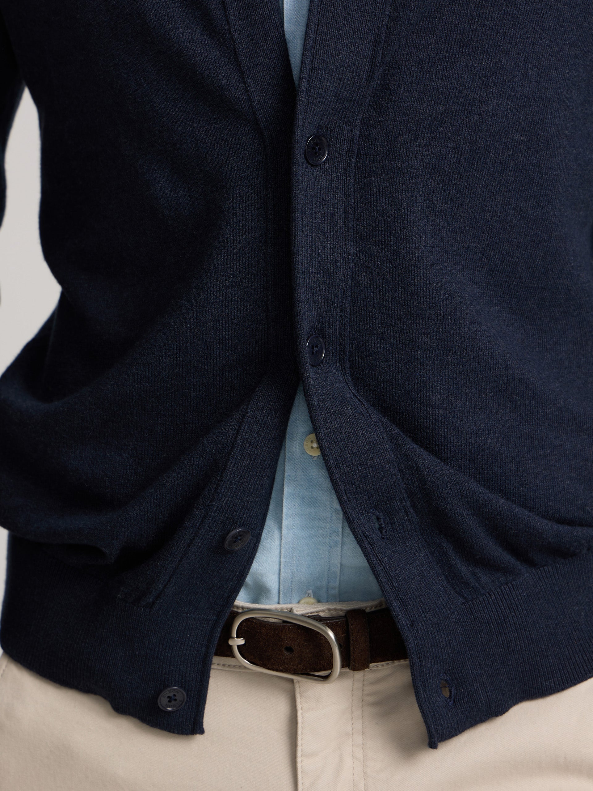 Cardigan classique bleu marine