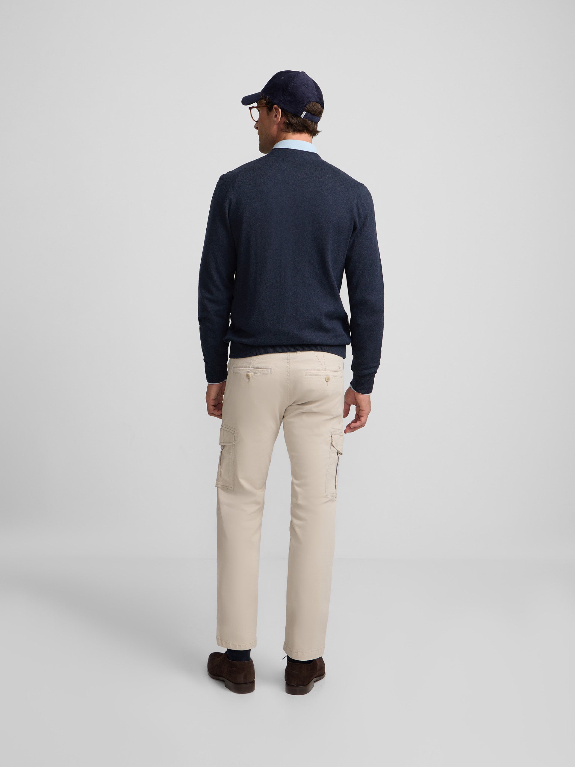 Cardigan classique bleu marine