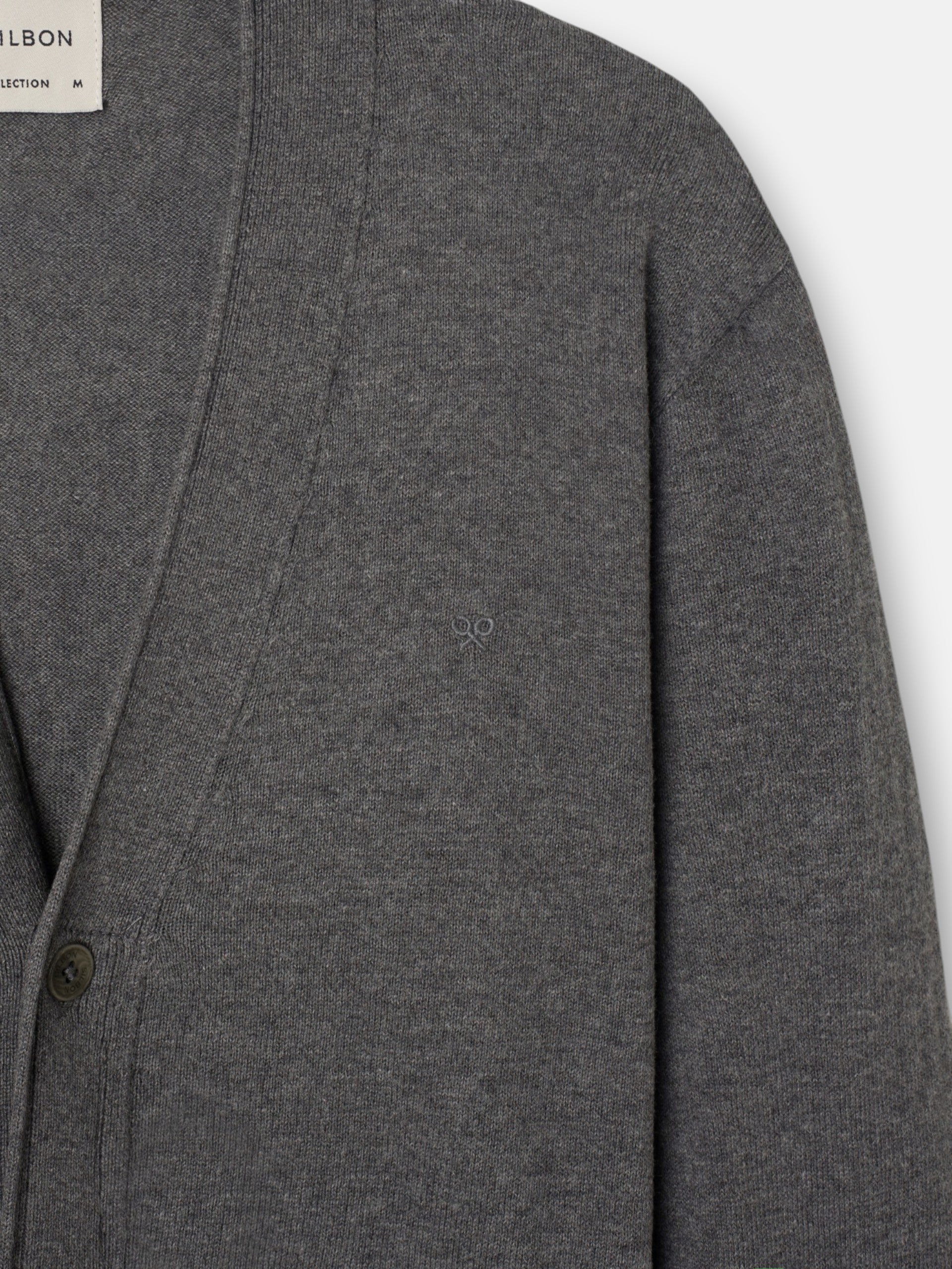 Cardigan clasico gris