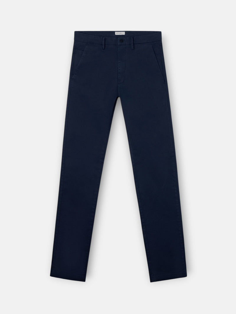 Pantalon chino sport bleu marine