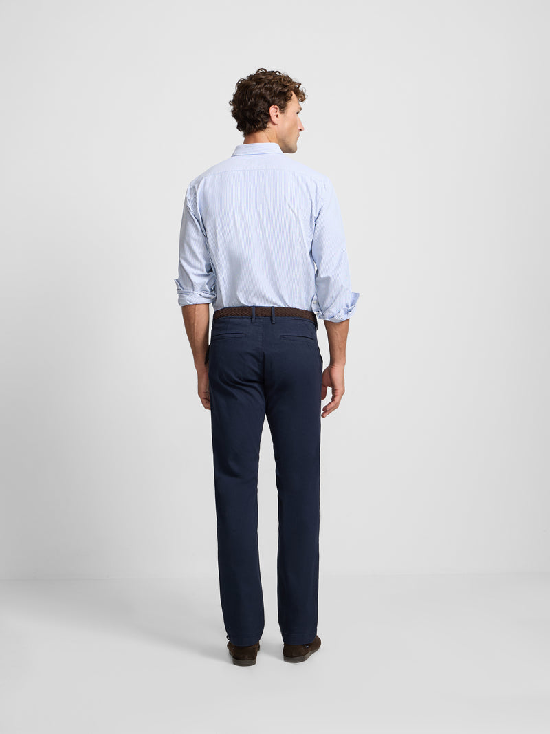 Navy blue sport chino trousers