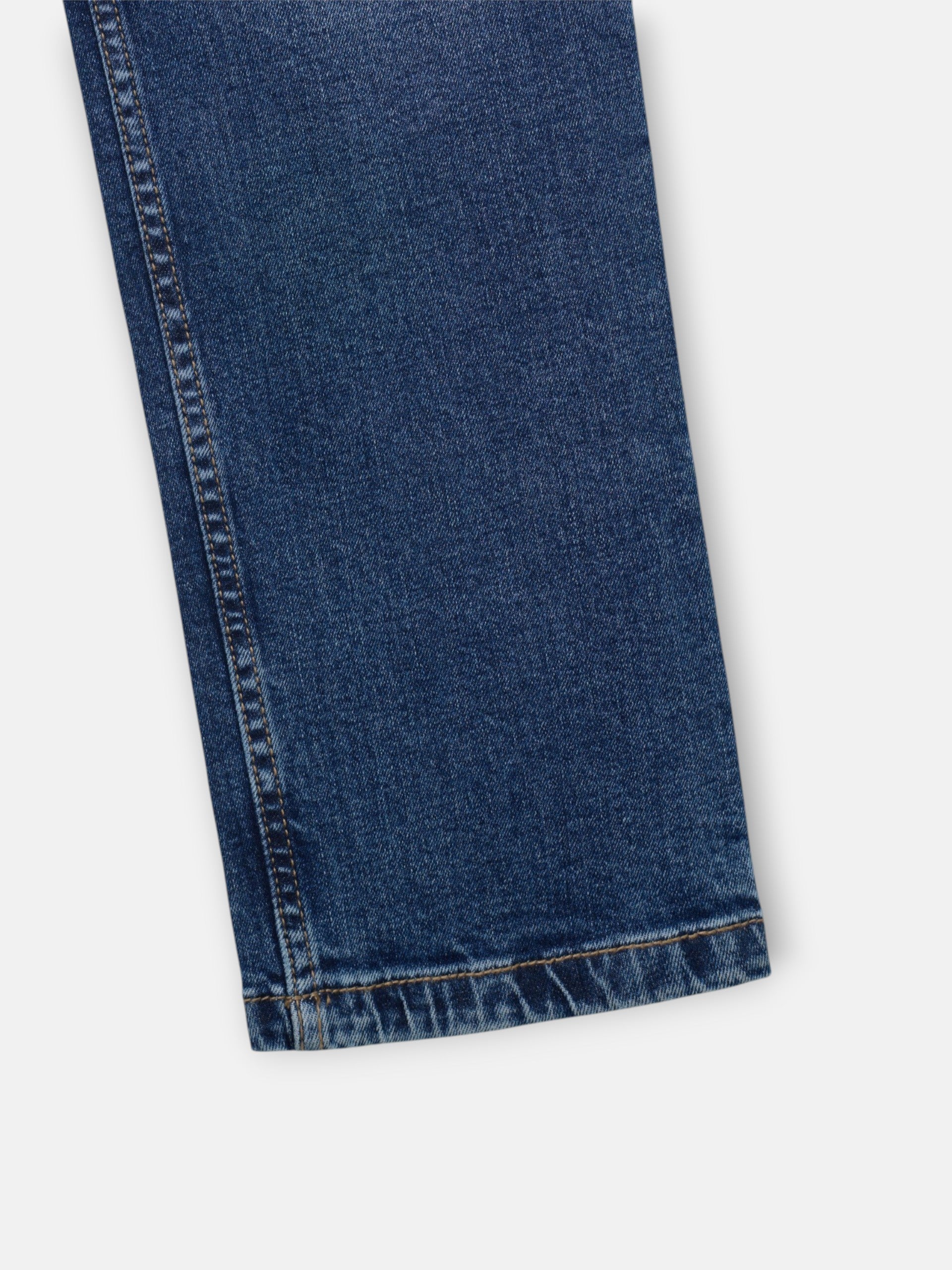 Dark blue denim sport trousers