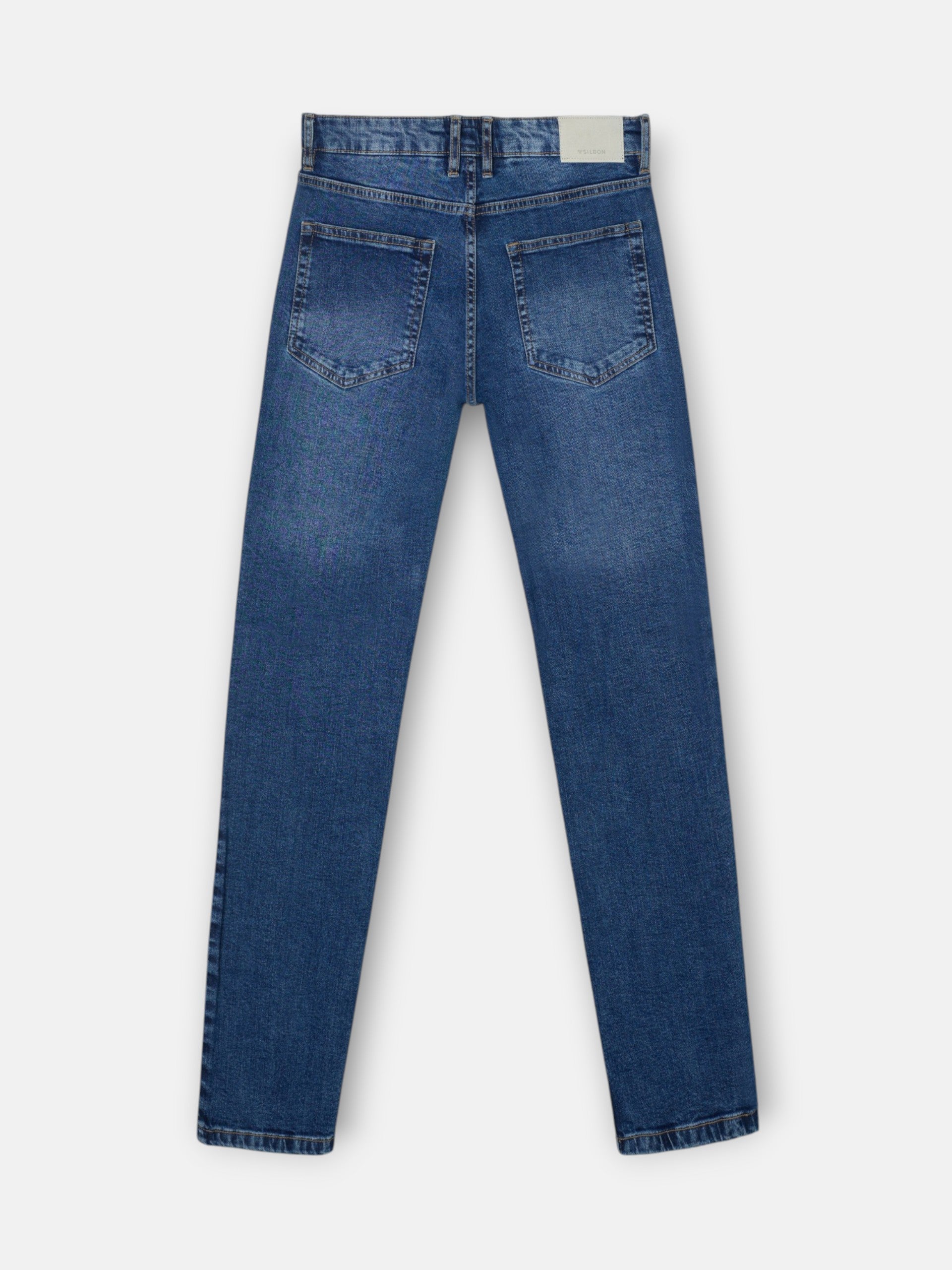 Dark blue denim sport trousers