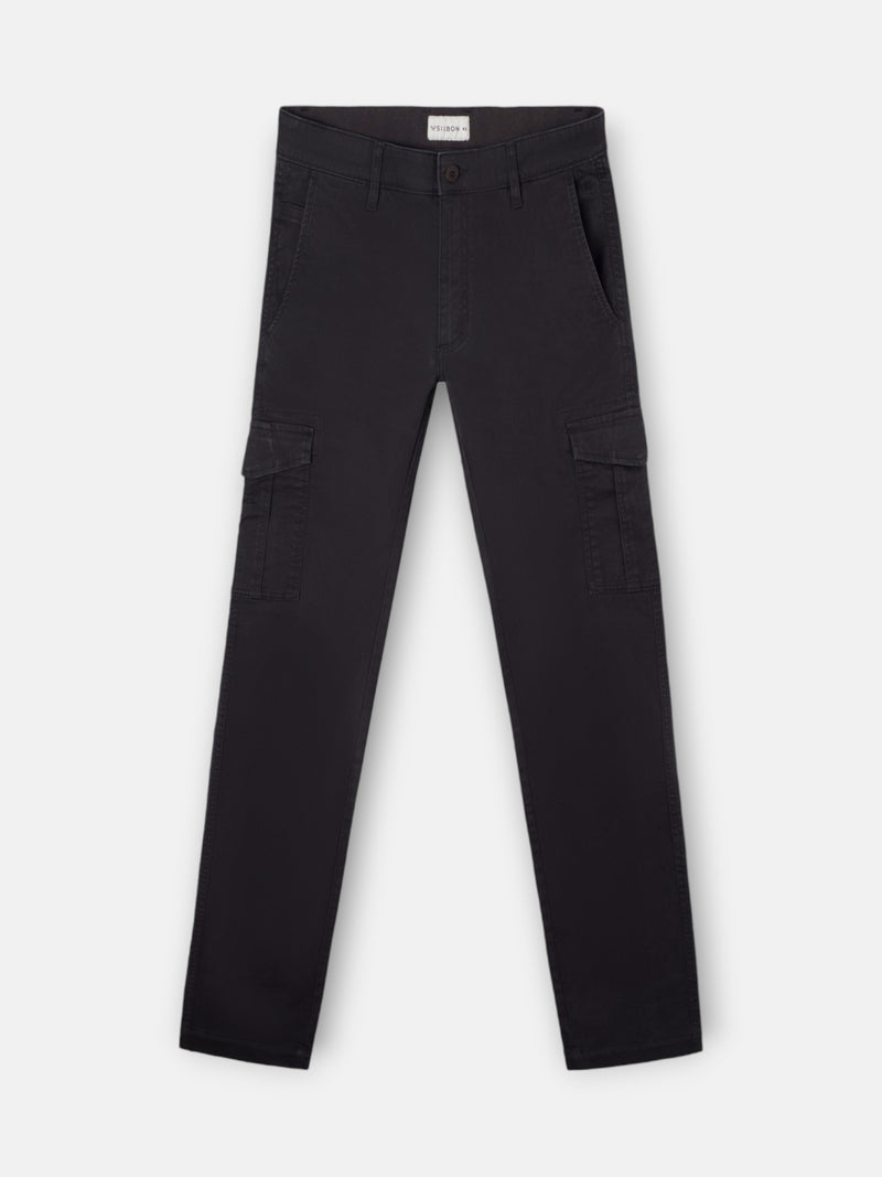 Pantalon sport cargo marron