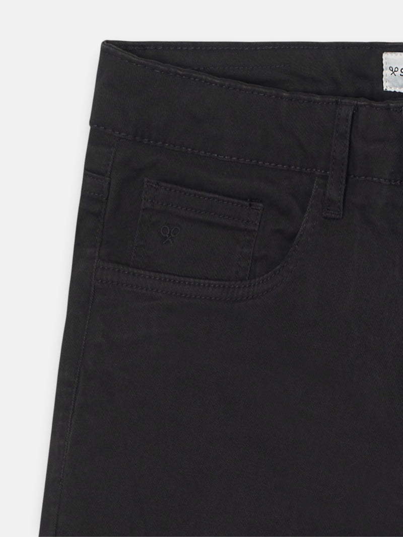 Brown five-pocket sport trousers