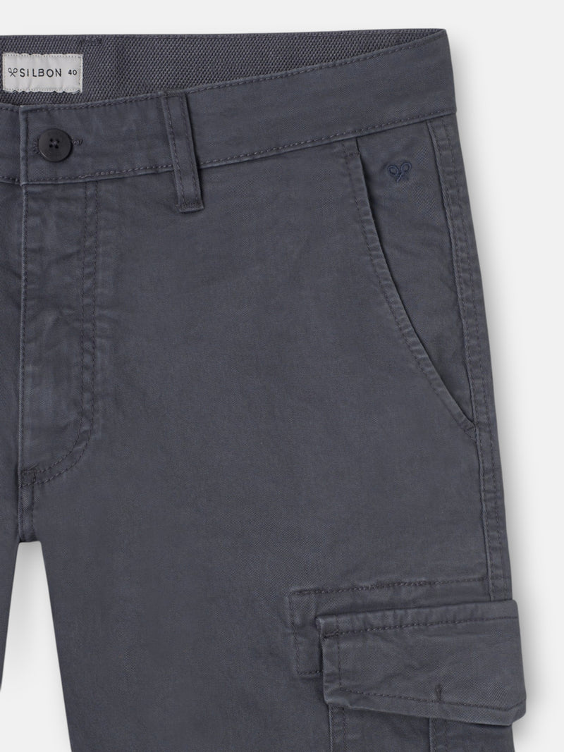 Dark grey cargo sport trousers