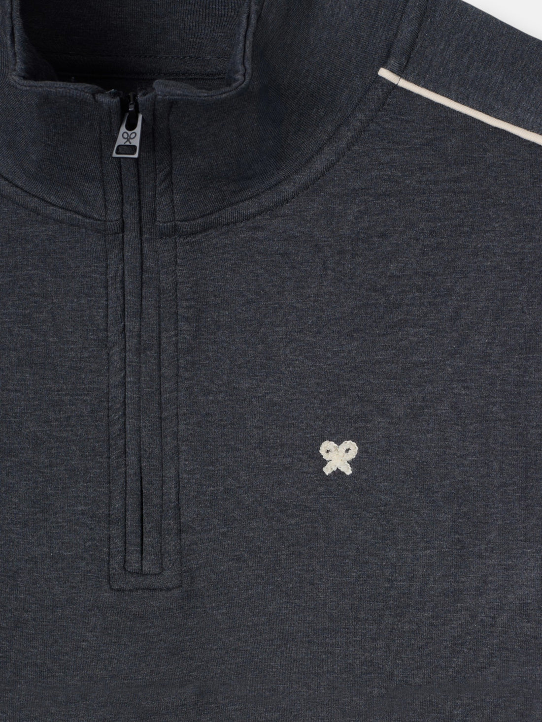 Sweat-shirt de survêtement à demi-fermeture éclair sb gris