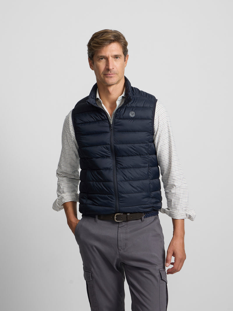 Navy blue ultralight vest