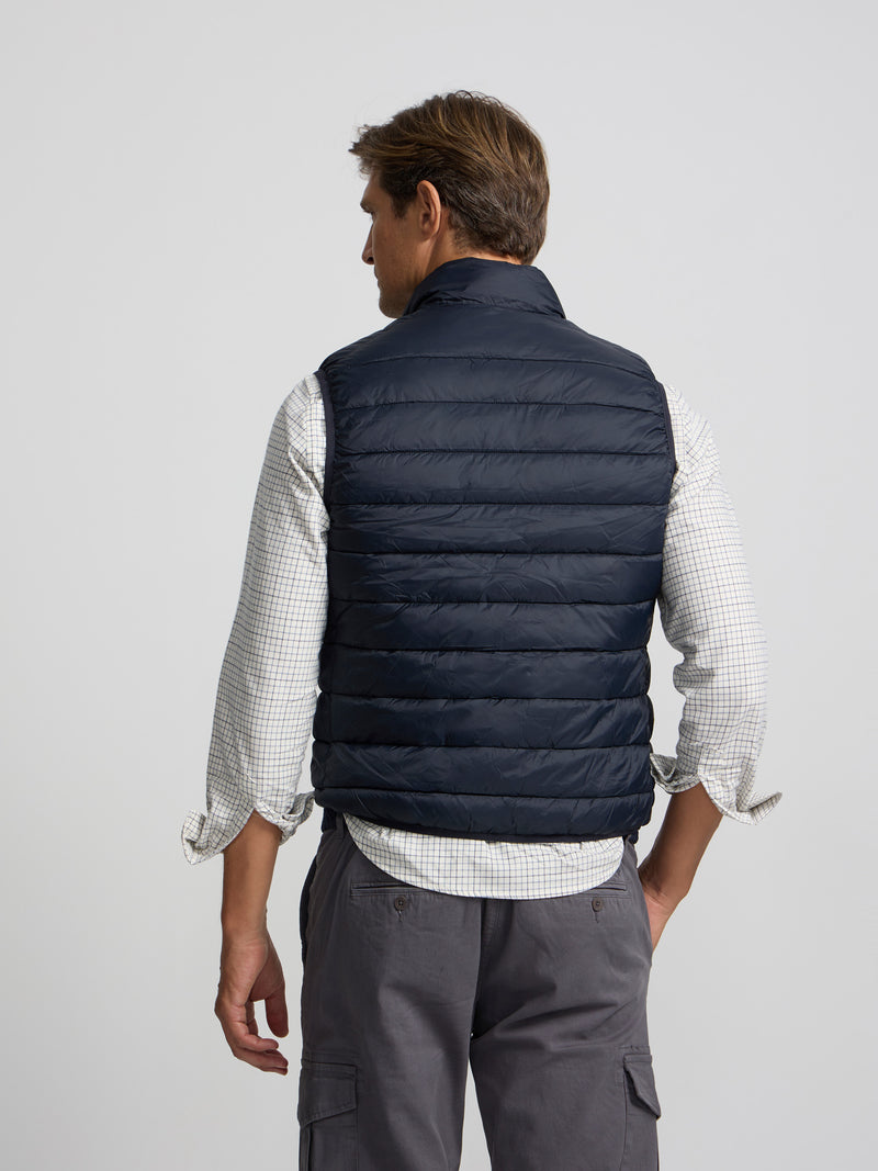 Navy blue ultralight vest