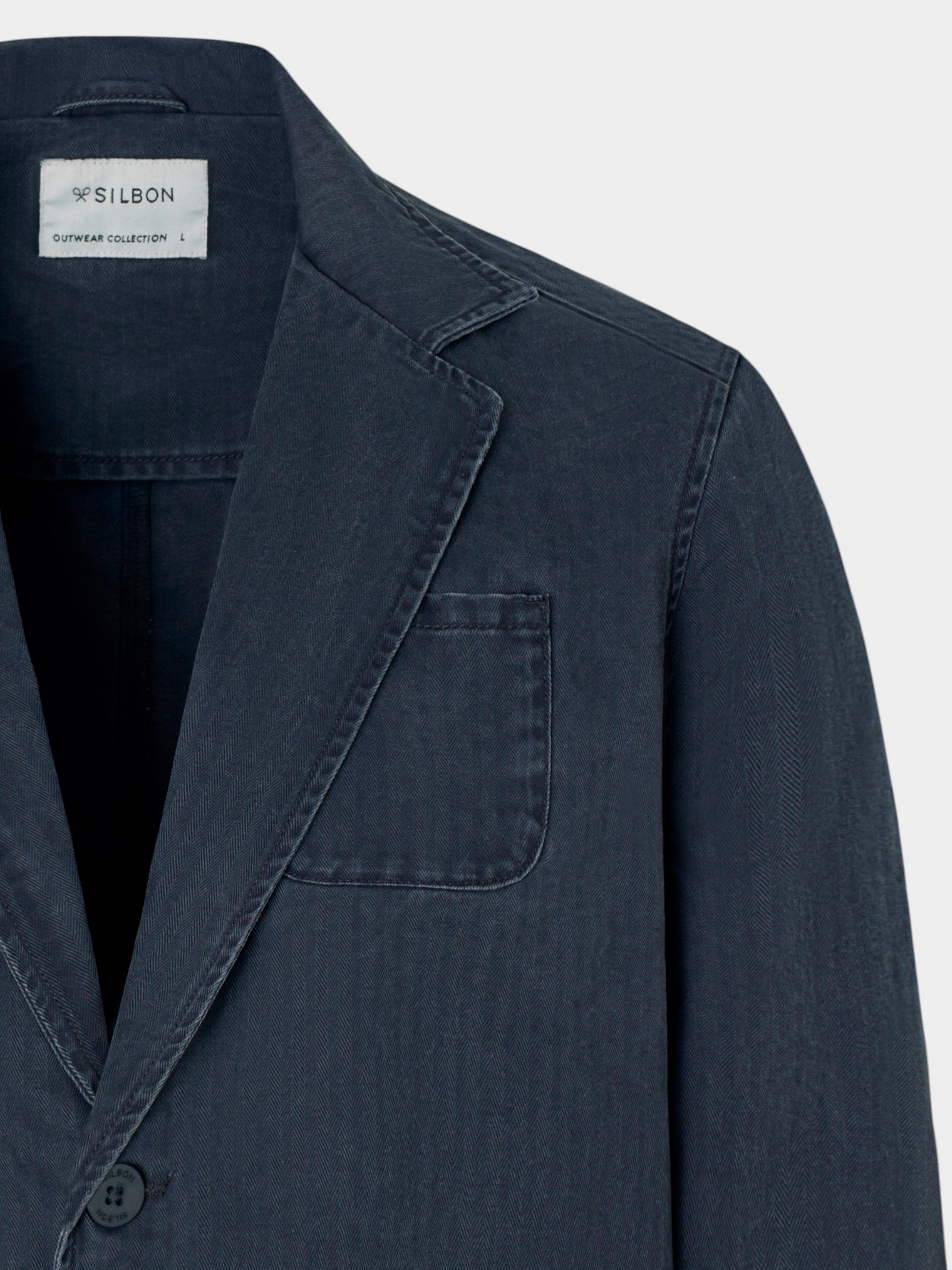 Semiblazer cruise espiga azul marino