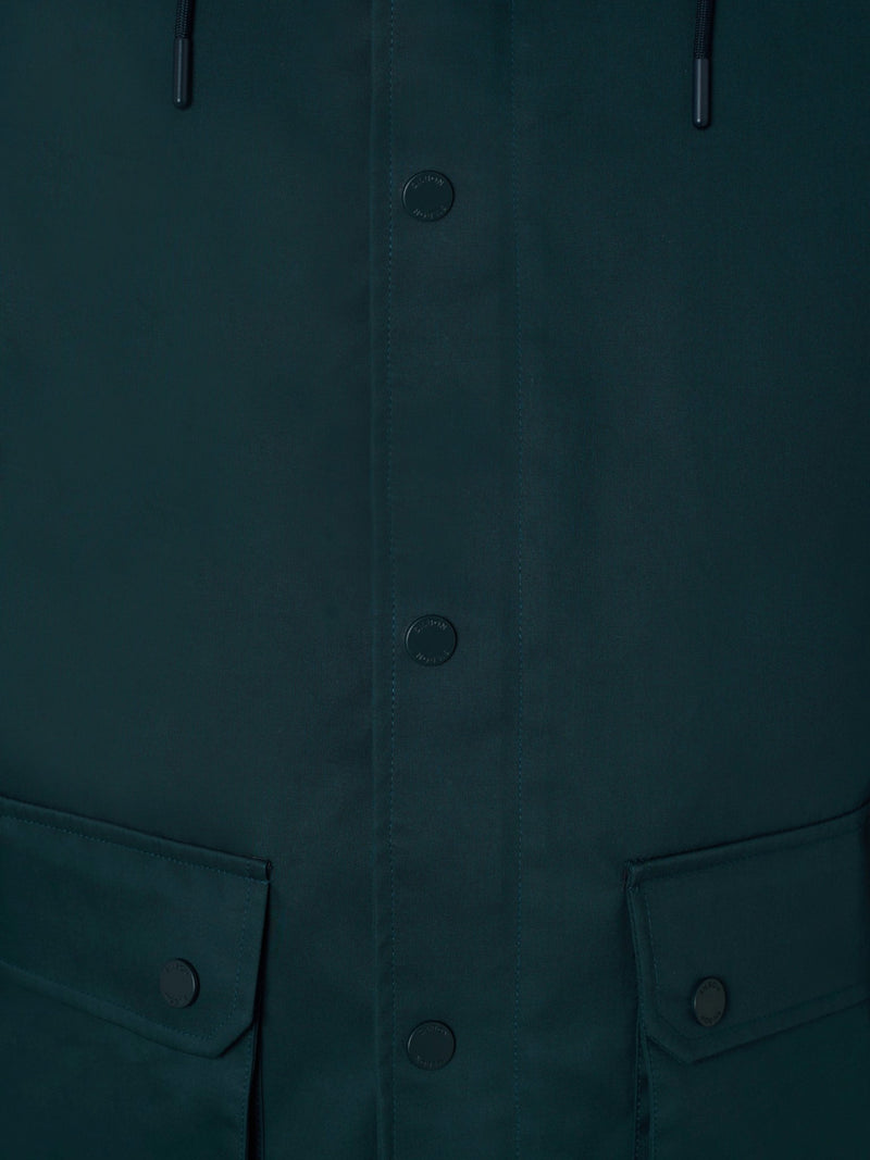 Parka à poches verte