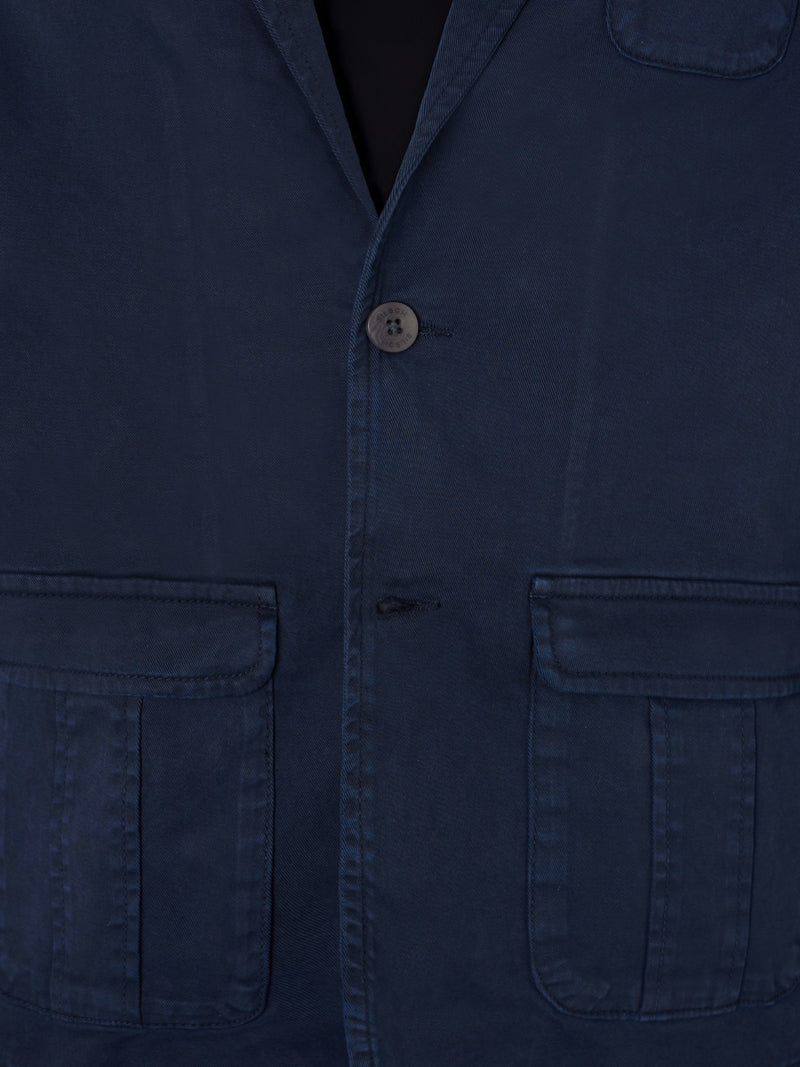 Navy blue semi-blazer