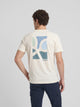 Camiseta poster raquetas crema