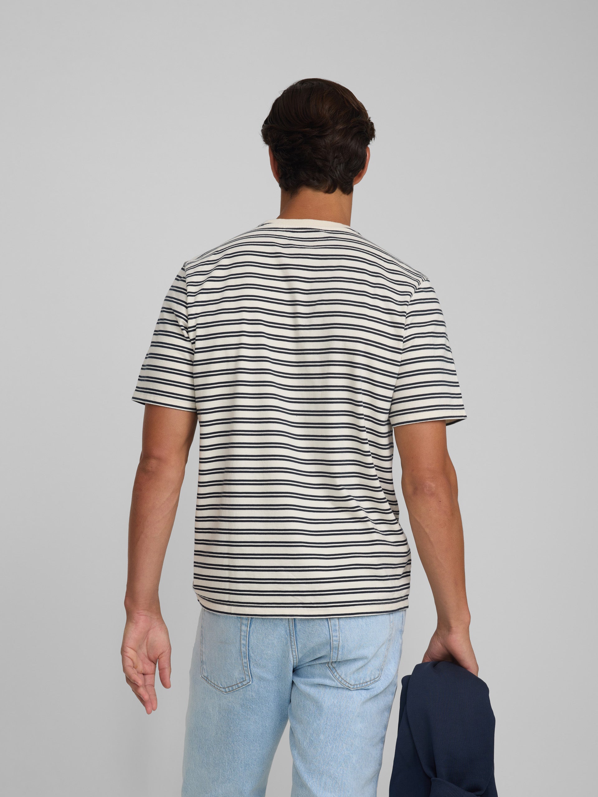 Camiseta cruise rayas finas azules