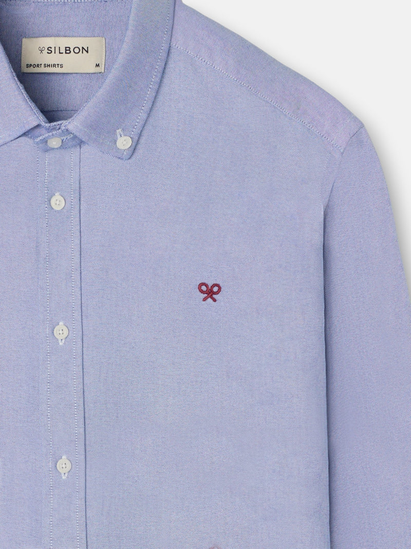 Camisa sport oxford navy
