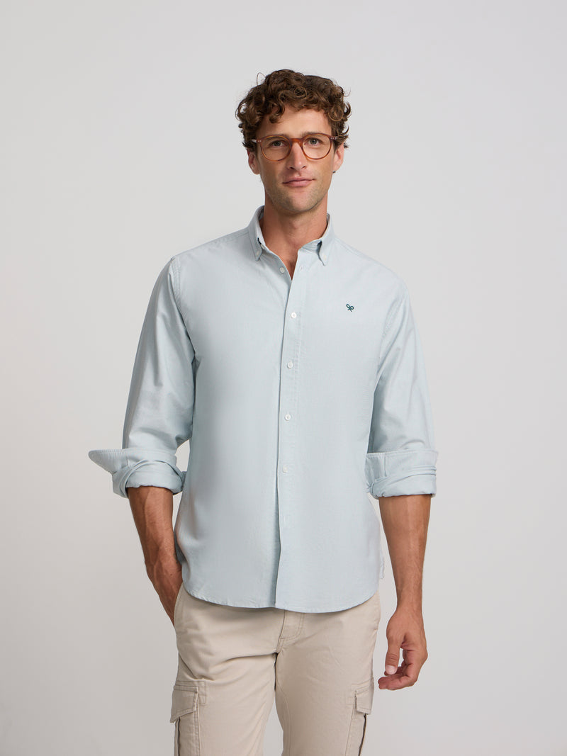 Camisa sport oxford verde
