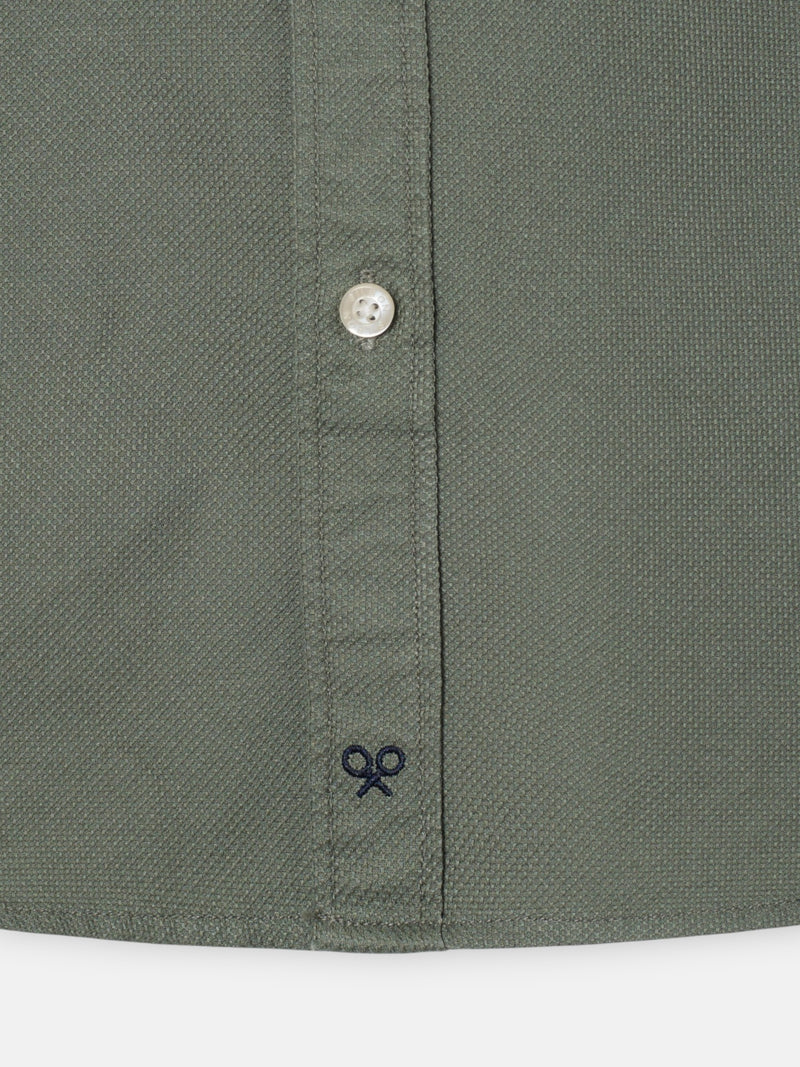 Camisa sport structure bolsillos verde