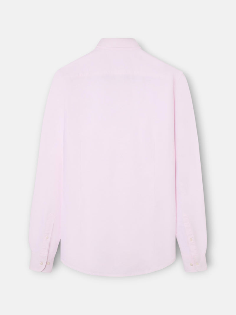 Camisa sport oxford rosa