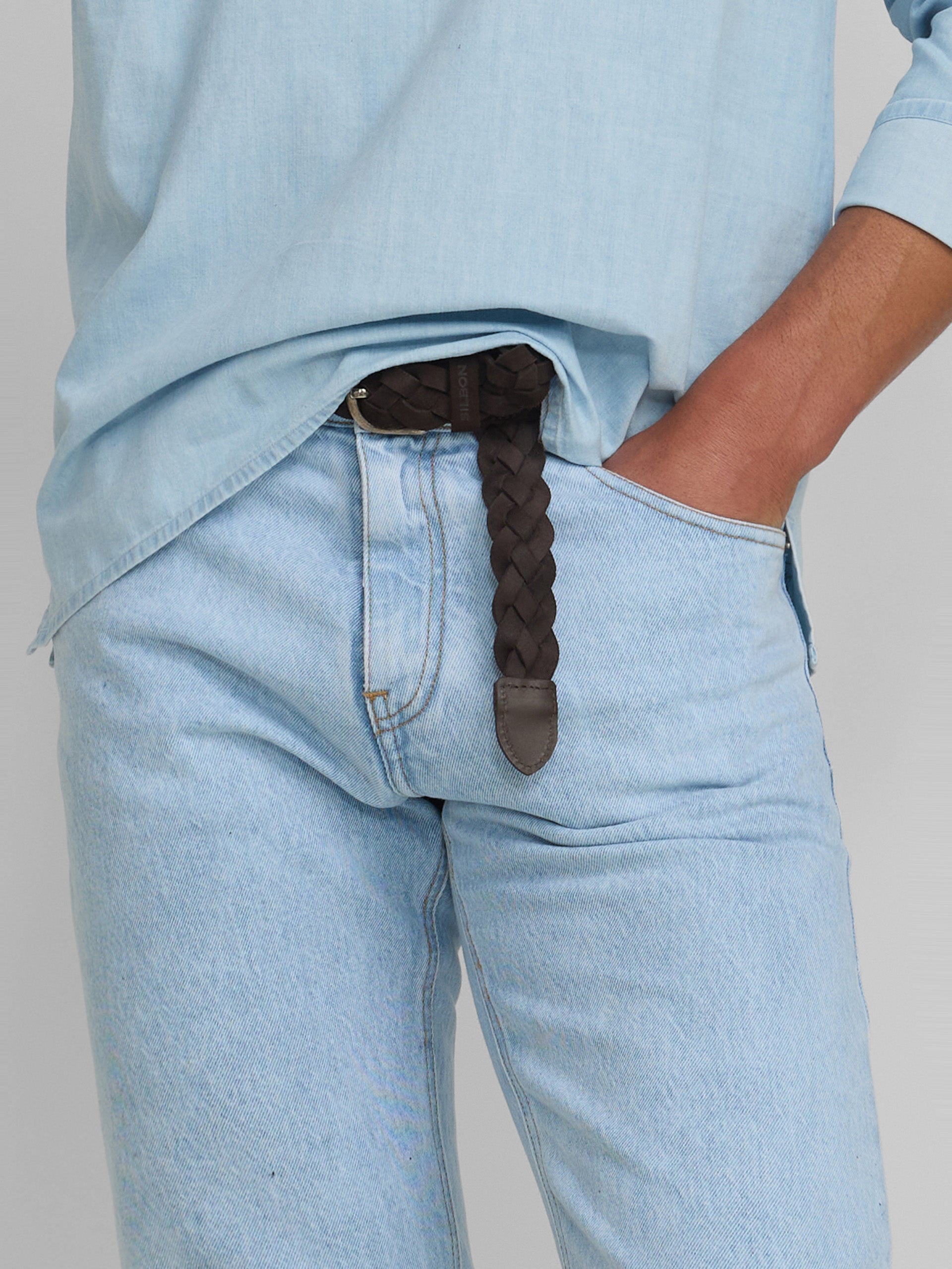Pantalon de sport cruise en denim bleu