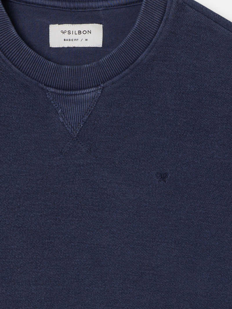 Sudadera reverse azul marino