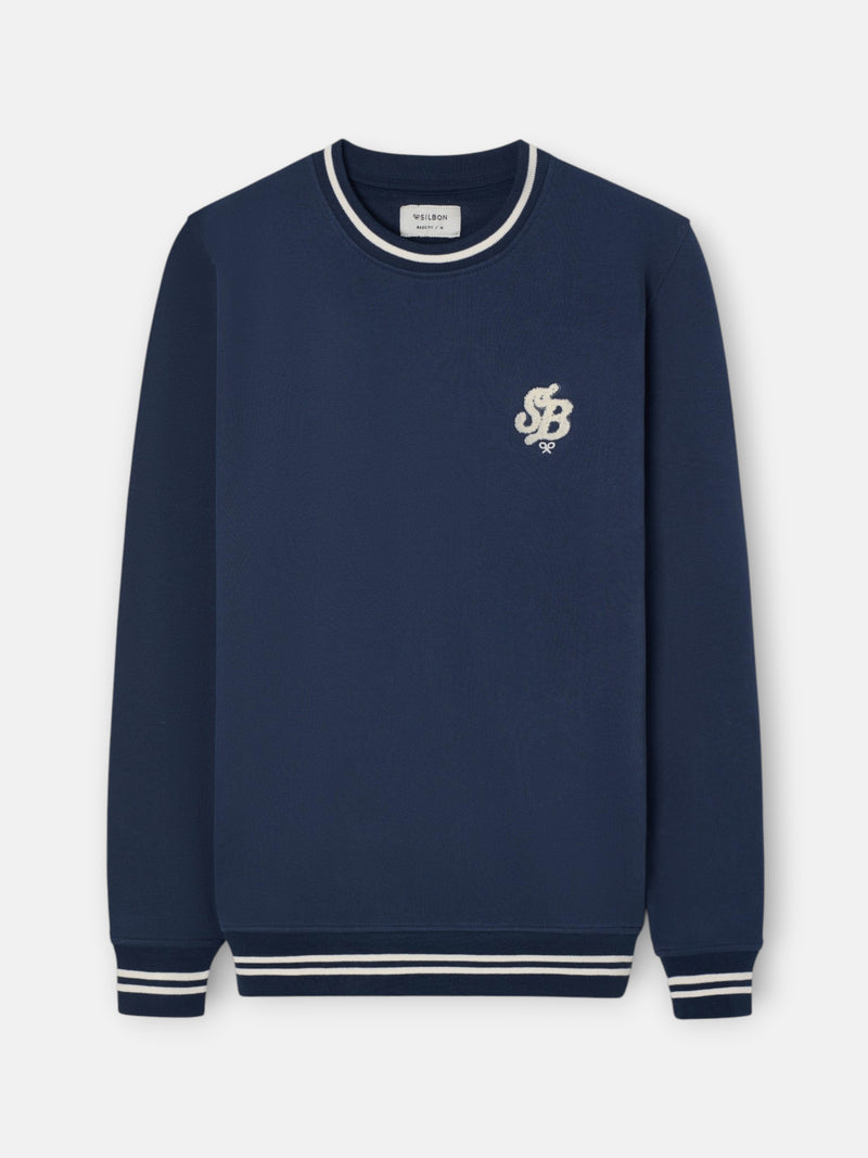 Navy blue SB terry sweatshirt