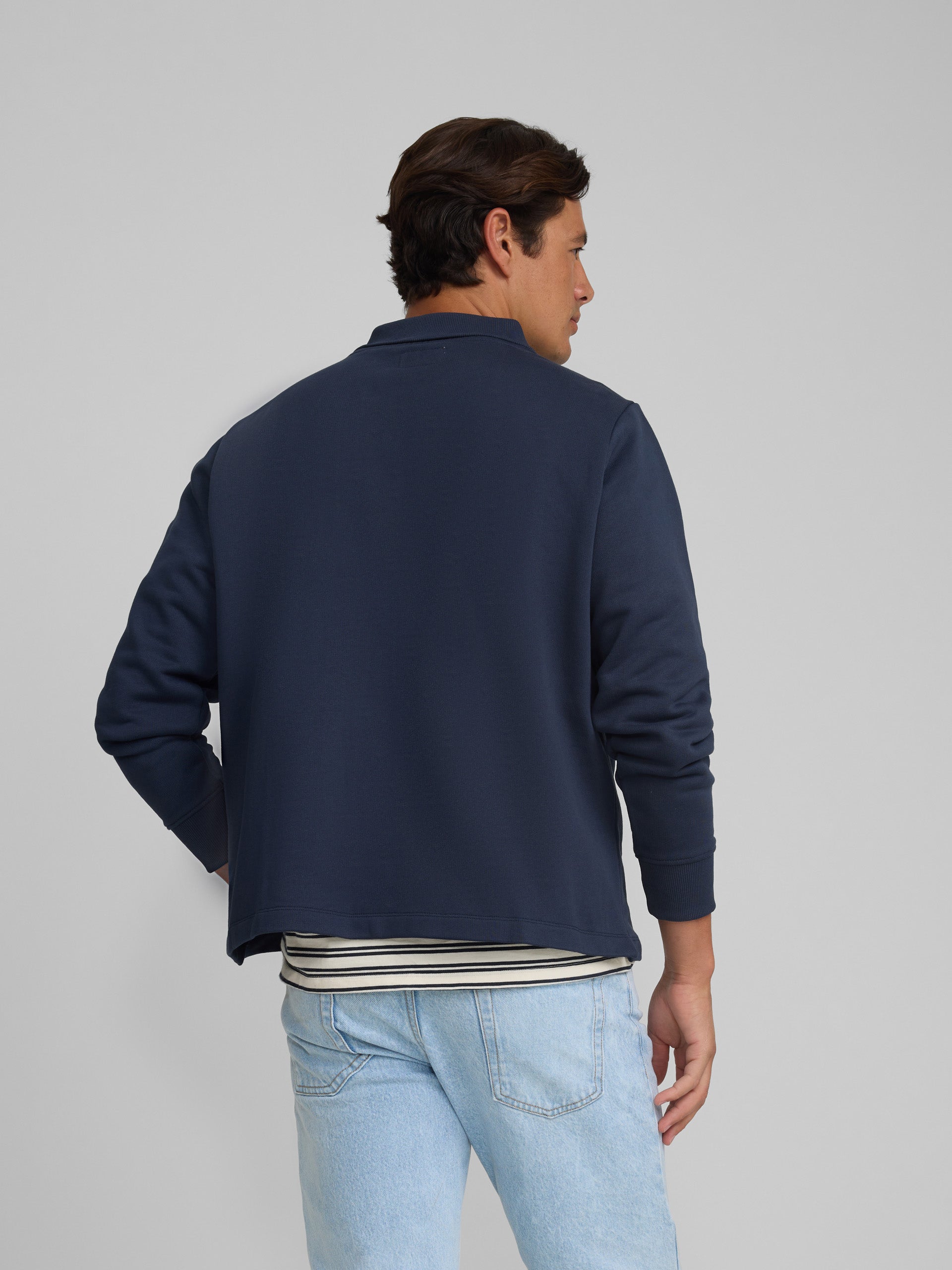 Sudadera nautica cruise azul marino